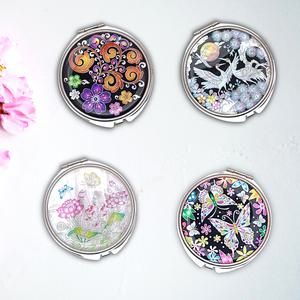 나전칠기 휴대용 자개 손거울 자개거울 전통 공예품 외국인 선물 답례품 한국기념품