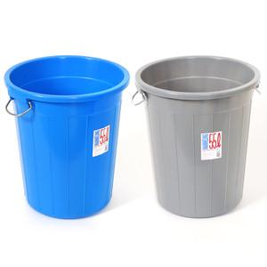 광신 오픈형 만능용기 55L 플라스틱통 대용량 휴지통 청통