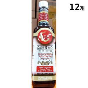 [XBJ70J4P_47]스테이크소스 ACE 260g X12 스테이크양념