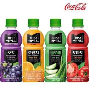미닛메이드 350ml 토마토+오렌지+알로에+포도 각 6개씩