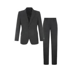 [하프클럽/BY파크랜드]그레이 캐시미어 혼방 스트레치 정장 세트-AA2SN431_AA2PS