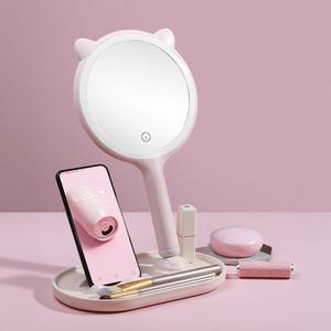 탁상용 LED 조명 거울 확대경 포함 탁상거울