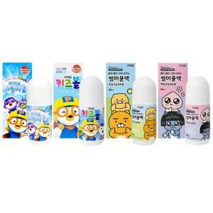 썸머쿨액 50ml x 4개 라이언 어피치 뽀로로 키즈볼 유아 어린이 물파스 벌레물린곳에 바르는