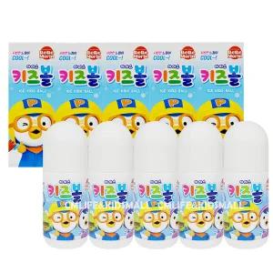 뽀로로 아이스 키즈볼 50ml x 5개/물파스 진정 유아 키즈 어린이 썸머