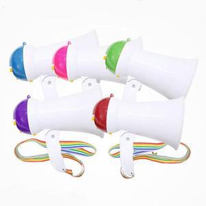 [RG2N158P]레인보우 미니 메가폰 학교 교회 야유회 메가폰