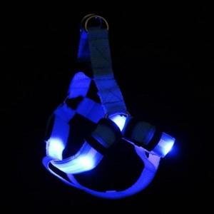 [XBKI0625_48]led 강아지 하네스 가슴줄 s 산책 야간 편한