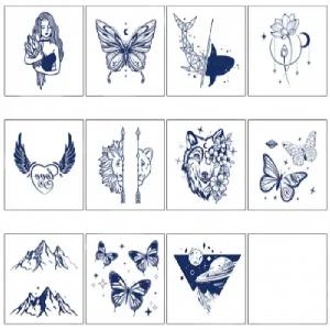 반영구 리얼 패션 미니 타투 문신 헤나 여성 남성 커플 11P