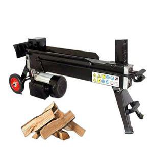 통 나무 장작 패는 기계 쪼개기 절단 기 땔감 유압