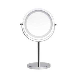 확대 탁상거울 원형 LED 거울 메이크업 5배 10배 화장거울 테이블