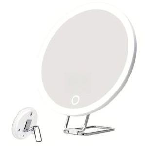 고배율 충전 확대 거울 탁상 5배 10배 흡착 LED