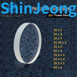 납품전문 레이저 보호창 D20 - D29 시리즈 석영 용융 실리카 (파이버 1064nm Precitec Raytools WSX 용)