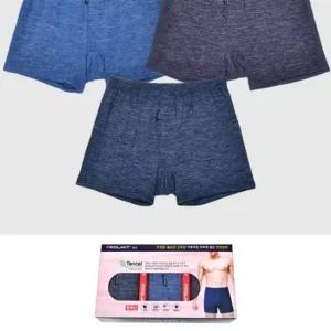 실크같이부드러운 흡수성 남자트렁크3매110 사계절용