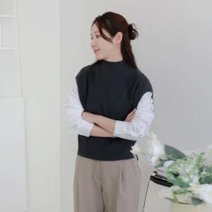 [르포엠]모렌트 라쿤 울 블렌디드 사이드 버튼 베스트