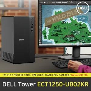DELL Tower ECT1250-UB02KR 컴퓨터 / RAM 8GB / NVMe SSD 1TB