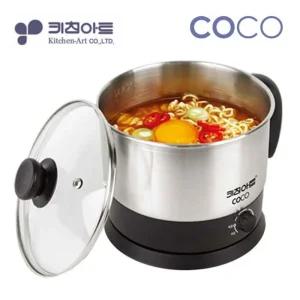 키친아트1002FT 코코 멀티포트 라면 1.5L자취용냄비 전기미니냄비 라면용냄비