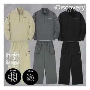 디스커버리 가격인하 여성 우븐 아노락 가을 트레이닝 세트 DXTR39044,DWTP36044