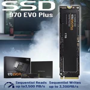 삼성 호환 970 EVO Plus SSD 250GB용. 500GB 1TB NVMe M.2 내부 솔리드 스테이트 드라이브(V-NAND 기술 포