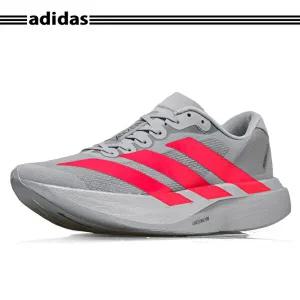 [호카오네오네][아디다스] W 러닝화 아디제로 에보슬 EVO SL 운동화 실버 메탈릭 루시드 레드 KI3383