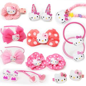 헬로키티 머리핀/리본핀/머리끈/머리띠/유아 헤어밴드