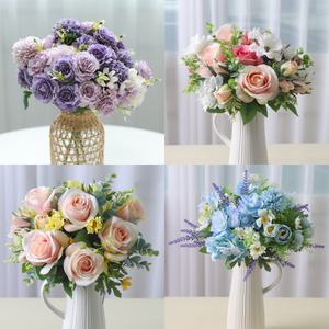 3+1/조화/납골당꽃다발/성묘산소꽃/웨딩부케/인테리어/국화/수국/라넌큘러스