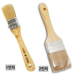 막붓 1인치 2인치 작업 공구 패인트 칠 붓 다용도 도배풀칠
