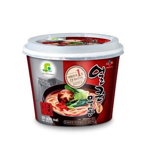 CJ 얼큰 우동 한그릇용기면 221g x 18개입(1box)