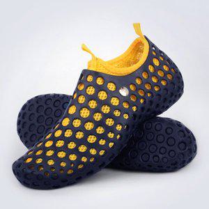 [아쿠아봉봉]아쿠아슈즈 네이비 옐로우 인솔분리 아쿠아봉봉 커플신발/젤리슈즈/샌달/비치화/패션화