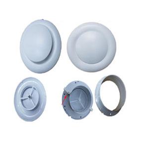 ABS 미니원팬디퓨져 환기구 원형 듀오팬 50 75 100 125파이 행거타임