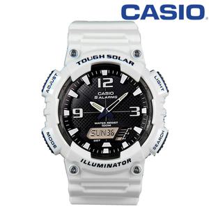 카시오 100M 방수 태양광 충전 스포프 손목시계 AQ-S810WC-7A