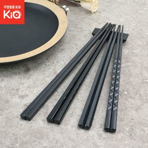 멜라민젓가락 모음전 저분 블랙 일식 중식 식당 고급