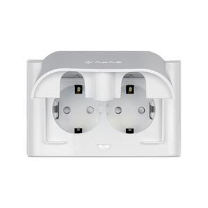 오딧세이 2구 방우콘센트 (가로) 화이트
