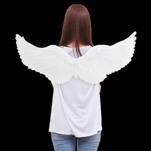 럭셔리 천사 날개 소 소품 연극 의상 깃털 코스튬