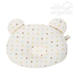 [핫트랙스]위드오가닉 오가닉 신생아 짱구베개 파스텔도트
