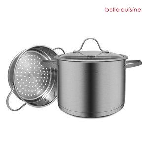벨라쿠진 트럼펫 7리터 곰솥+찜기 세트 /인덕션 가능