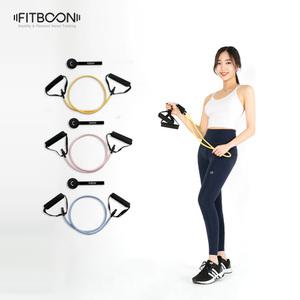 핏분 손잡이 튜빙밴드 1-5단계 도어앵커 포함 근력 체형교정 재활 운동기구