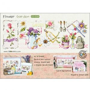 십자수도안-Flower Garden(플라워가든)-소다-[SO-G34]