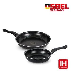 독일 오스벨 인덕션 겸용 후라이팬 세트(팬20+팬28cm)