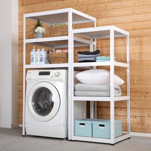 슈랙엣홈 조립식 무볼트 세탁기 세탁실 선반 앵글 경량랙