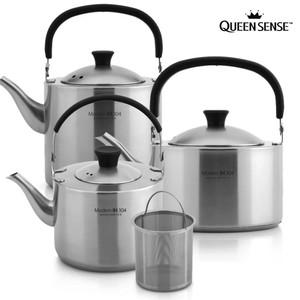 퀸센스 모던 스텐주전자 인덕션겸용 차망 스텐304