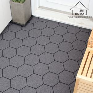 JM 북유럽 패턴 코일 현관매트 베란다 발코니