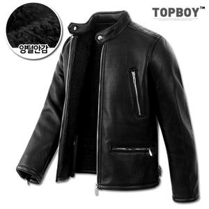 [탑보이][탑보이] 양털안감지퍼라이더무스탕 (K2121)