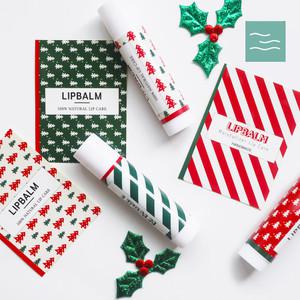 천연수제 영양 립밤 10개 만들기 KIT 킷 크리스마스 에디션 딸기플레이버