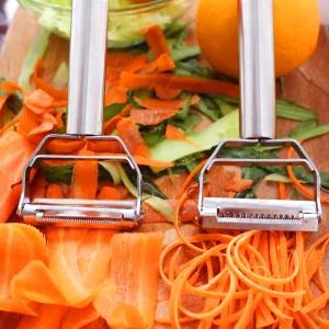 올스텐 이중칼날 양면 만능 채칼 필러 채썰기 감자 과일깍이