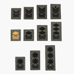 간부 계급장 포제 군용 군인약장 패치 와펜