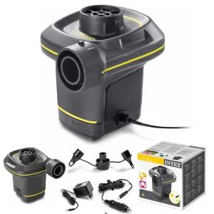 가정 차량 겸용 튜브 공기주입기 배출기 2기능 3노즐 에어펌프 Electric Pump