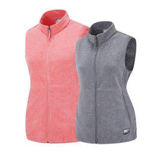 [콜핑] 1904VK758W 일상 멜란지 보온 여자 겨울 후리스 조끼