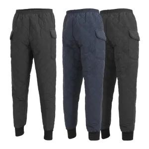 국산 겨울 남성 깔깔이바지 작업복 바지 누빔 경량 패딩 하의 작업 방한 빅사이즈