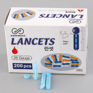 란셋(200P) 28G 니들 채혈침 사혈침 란조