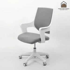 브롱 화이트 에어매쉬 학생의자 공부 책상의자