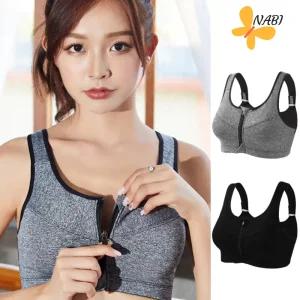 (스포츠 브라) 집업 노와이어 볼륨업 운동 조깅 요가 헬스 필라테스 브라탑